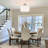 Domnik Fabric Semi Flush Mount