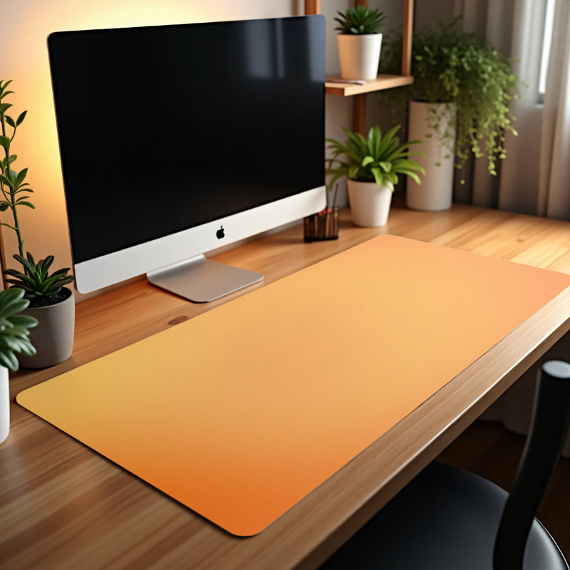 Polyester Desk Pad, 14.4x12.1