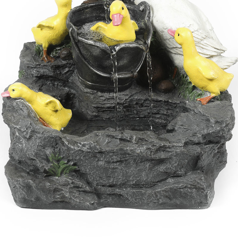 Dax Hand Crafted Weather Resistant Floor Fountain