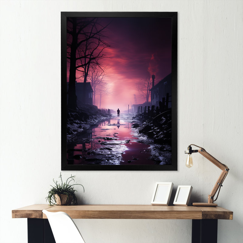 Nightly Silent Workshops Factory - Impression, Cadre simple noir, H 32 po x l 16 po x P 1 po