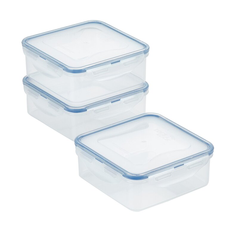 LocknLock 5-Piece Nestable Square Storage Set 