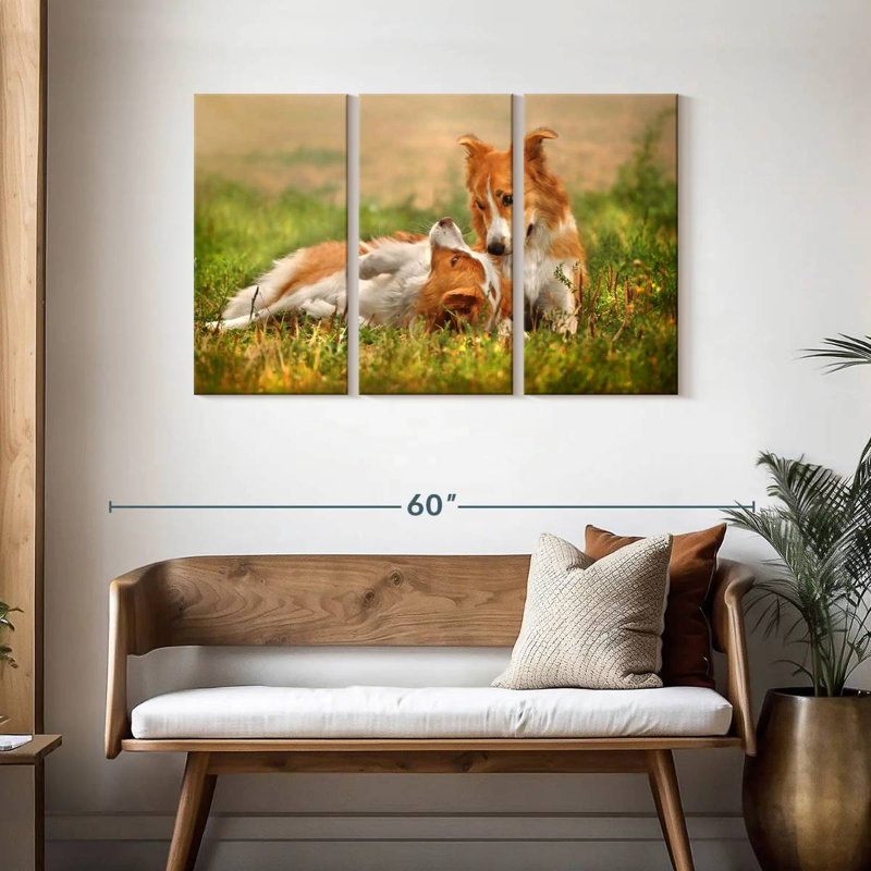 Brampt Border Collie Playtime, 28" H x 45" W