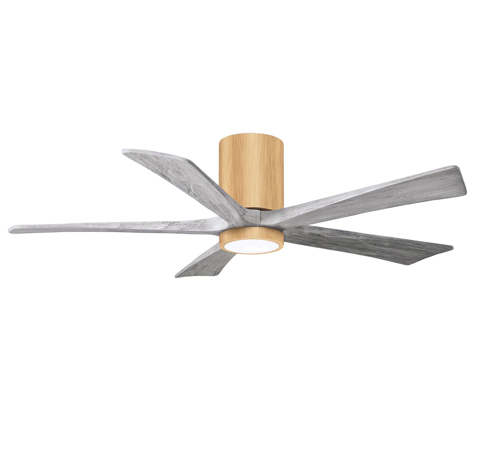 Irene Ceiling Fan with LED Light Kit, Light Maple, 52", Barn Wood Tone