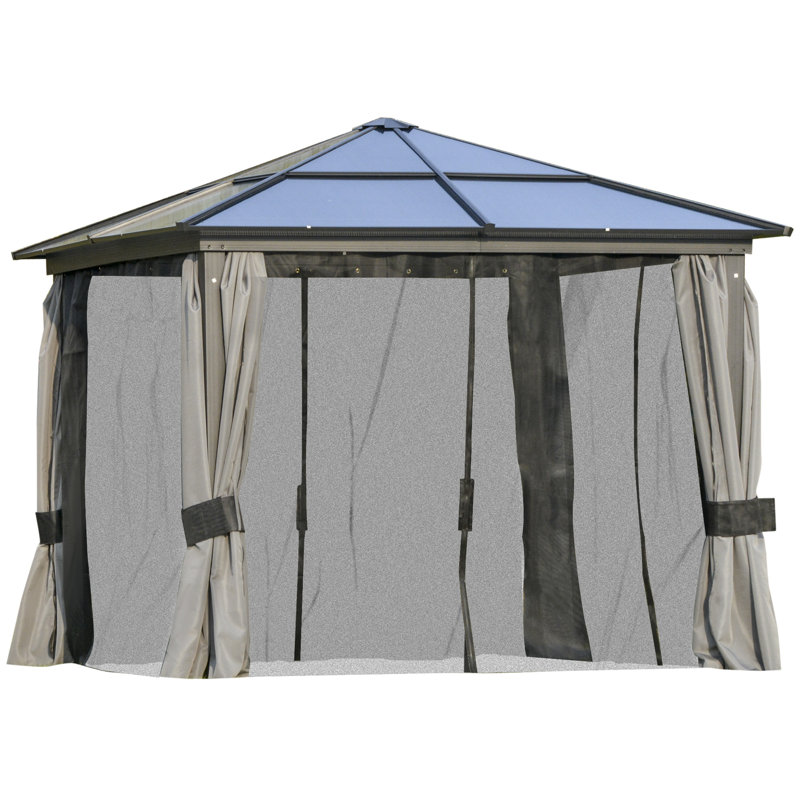Pavillon de jardin en aluminium l 10 pi x P 10 pi