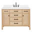 Meuble-lavabo simple avec comptoir en quartz blanc ARIEL Broeder-214406964-214406966