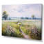 «Meadow Scenery Minimalisme Serenity II», reproduction d'art sur toile encadrée-53826465-53826472