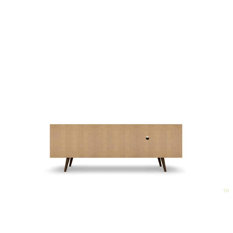 Liberty 63" TV Stand , Durable & Space-Saving Design, Elegant Decor For Living Room & Bedroom, Yellow