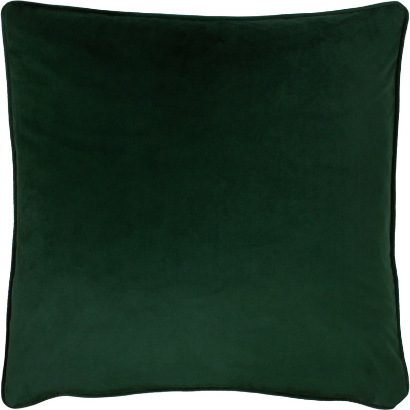 Opulence Square Cushion Cover, Bottle Green