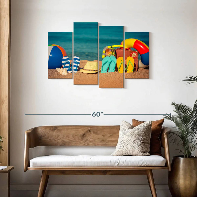 Beach Summer Essentials, H 27 po x l 43 po