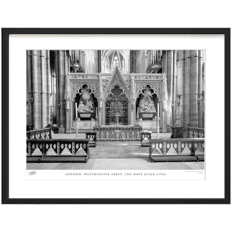 London, Westminster Abbey, The Nave Altar C1965 by Francis Frith - Single Picture Frame Print, 40cm H x 50cm W x 2.3cm D
