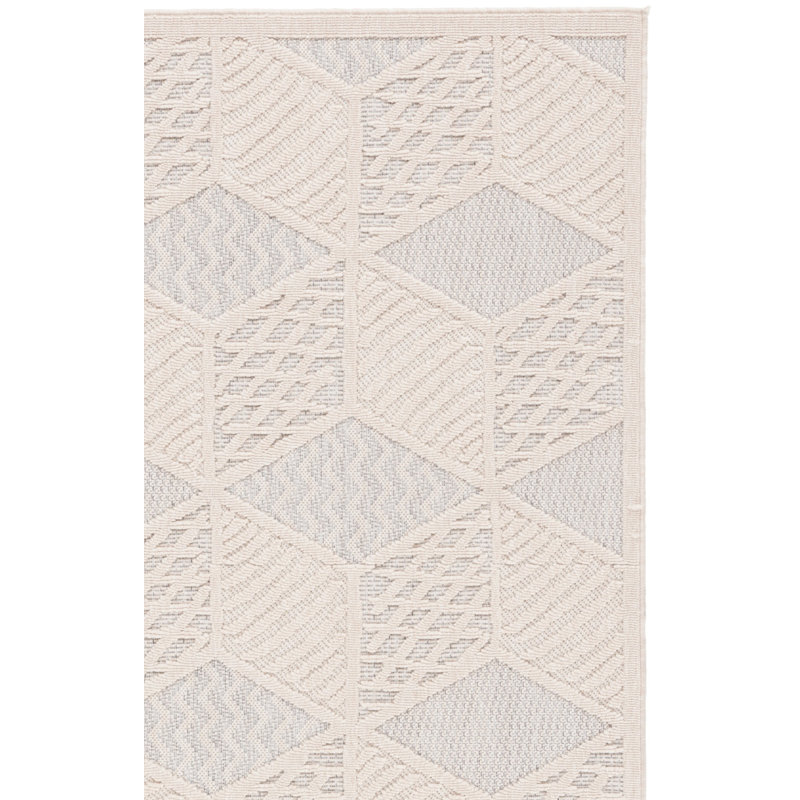 Tapis d'intérieur / extérieur à motif géométrique Milos Performance, Rectangle 9 pi x 12 pi