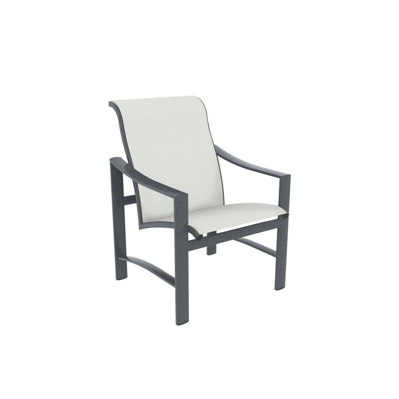 Kenzo Outdoor Dining Armchair, Graphite, Bogota