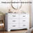Commode double 6 tiroirs 47,2 po Antasek-203504880