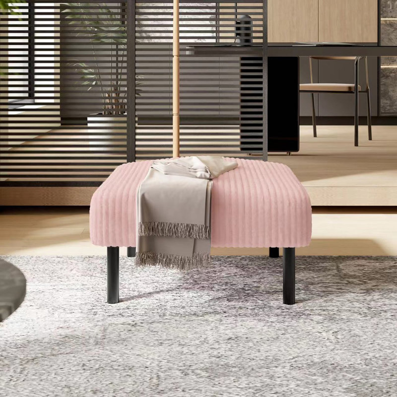 Petit repose-pieds avec repose-pieds, Rose
