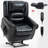 Power Lift Recliner Chair Heat Massage Dual Motor Infinite Position Up To 350 LBS, Faux Leather, Heavy Duty Motion Mechanism With USB Ports-56031924