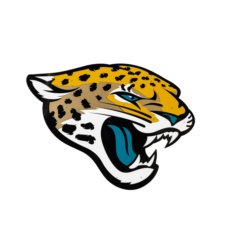 Art mural en métal Jacksonville Jaguars Layered