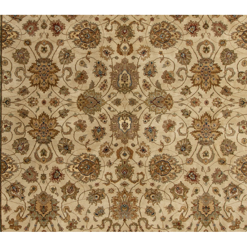 Nouveau tapis Oushak fait à la main, 100% laine douce et colorants naturels. Tapis fin turc