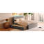 Lit plateforme tapissier Teddy