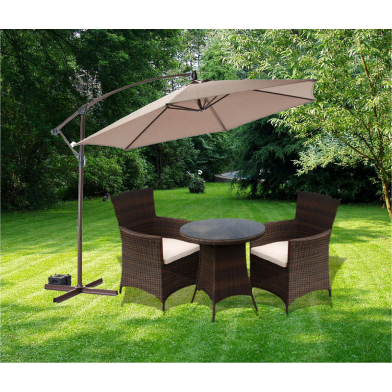 Annabel 300cm Cantilever Parasol, Cream