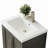 Vannes 24" Single Sink Freestanding Bathroom Vanity with Ceramic Top -1100126124