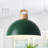 Karinne 1 - Light 11.81" Modern Single Metal Dome Pendant with Plug-In Switch for Kitchen Island Dining Room Entryway-448552560