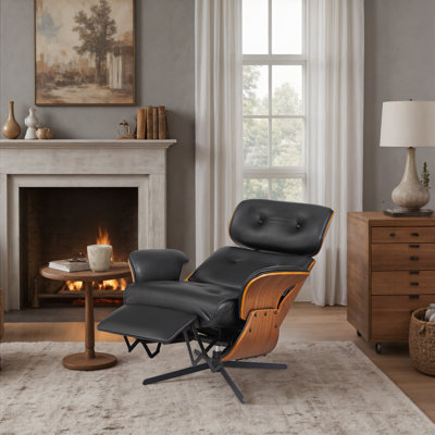 Tufted Swivel Recliner Lounge Chair