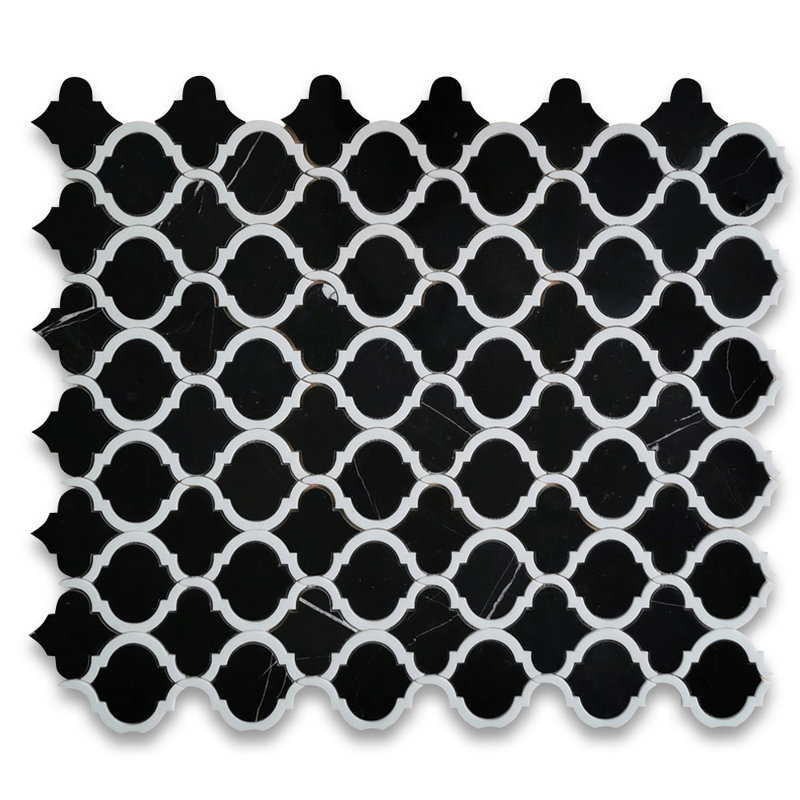 12" x 10" Marble Mosaic Wall & Floor Tile