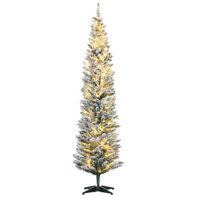 Arbre de Noël artificiel 7 pi avec 499 branches réalistes et support en plastique