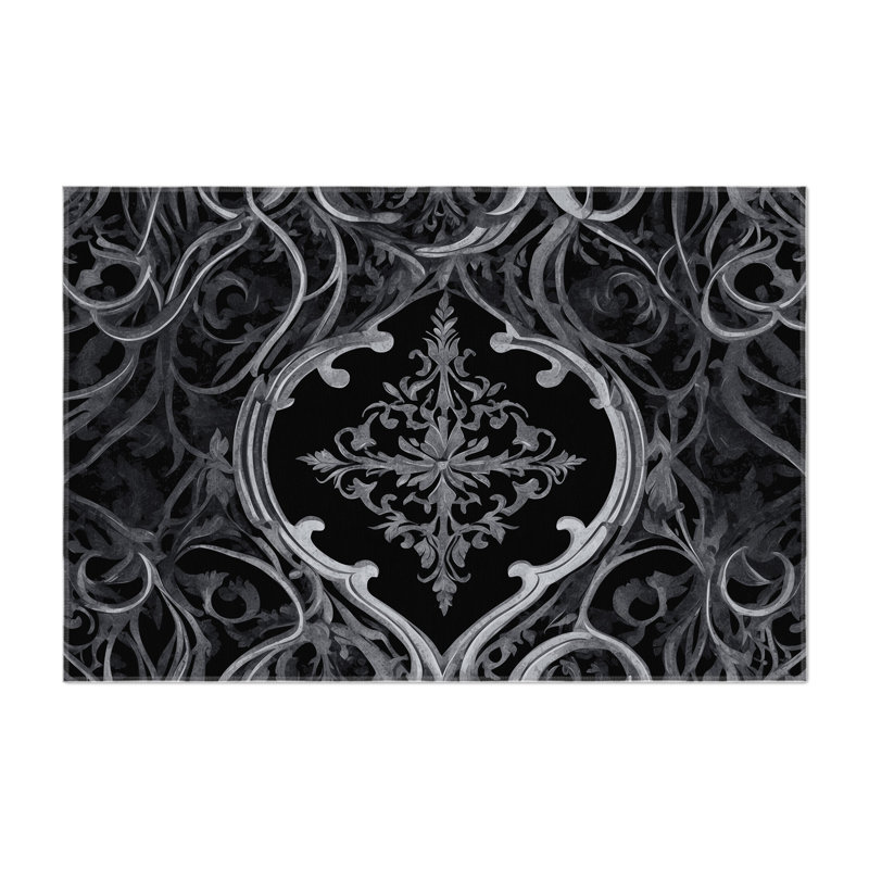 Dusky Petals Indoor And Outdoor Area Rug, Rectangle 3' x 5'