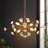 Corbel 4 - Light Iron Dimmable Sputnik Sphere Chandelier
