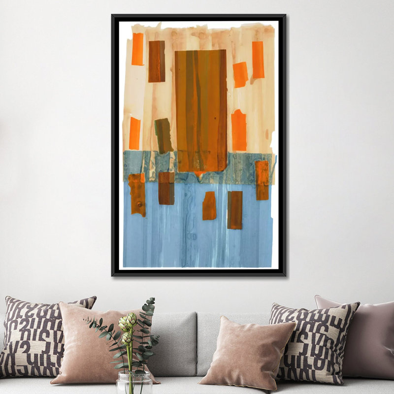 « evanescence xvi », impression sur toile, H 60 po x l 40po x P 1,5 po, Toile avec cadre noir, Pas de tapis