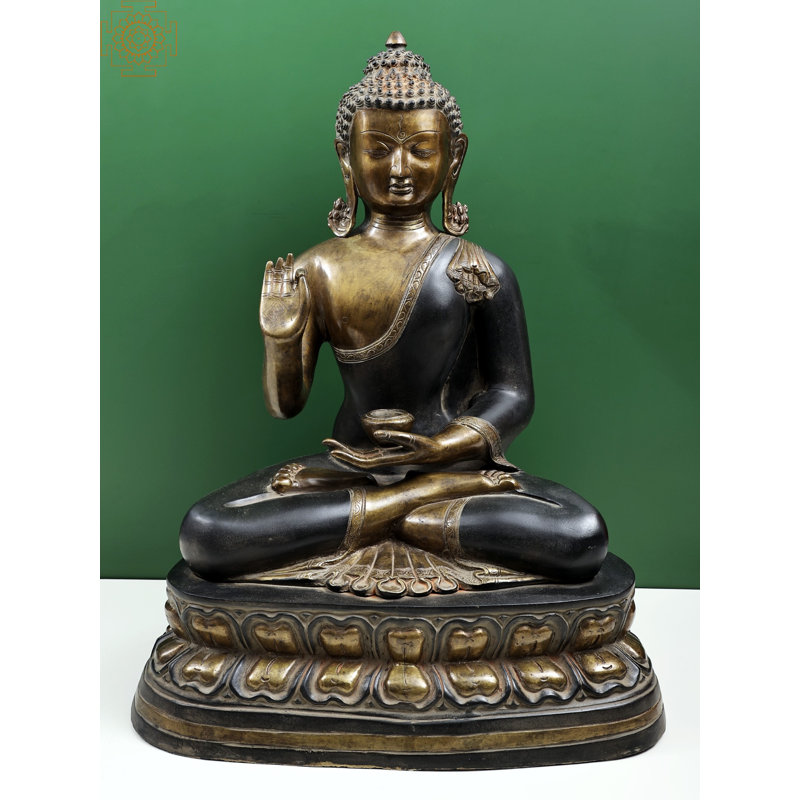Bouddha de 24 po Gautam prêchant son dôme (plus de 500 heures de fabrication) | Fabriqué à la main