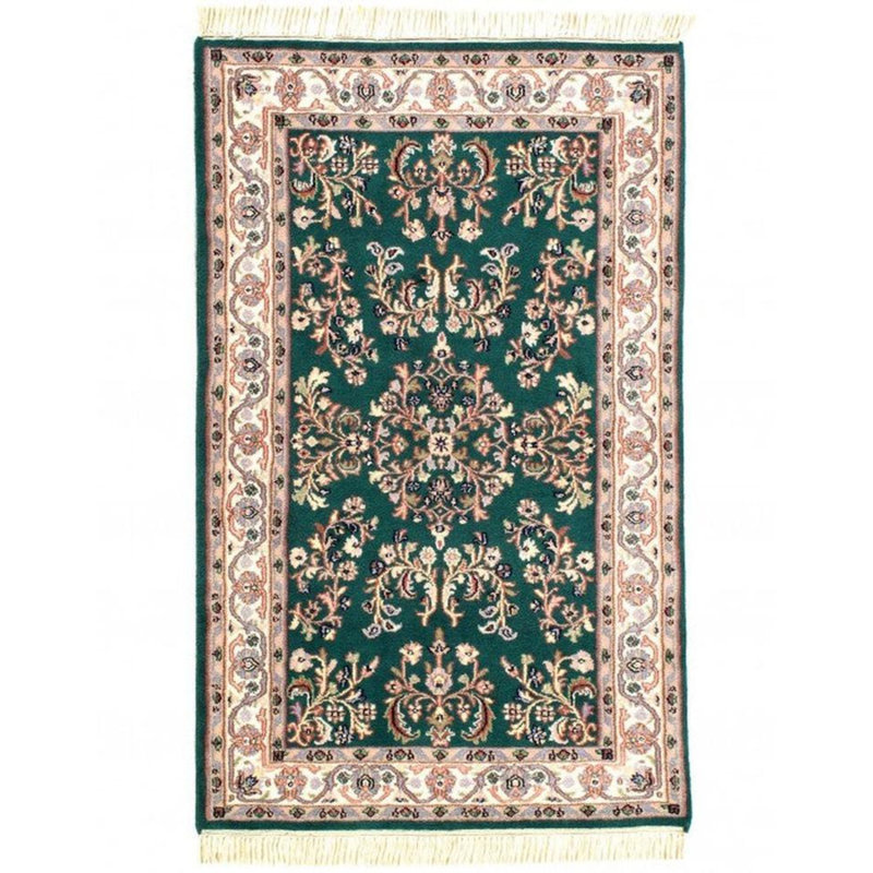 Pasquina Oriental Area Rug in Green