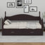 Lit de jour simple en bois avec couchette simple Cladia-1323308452