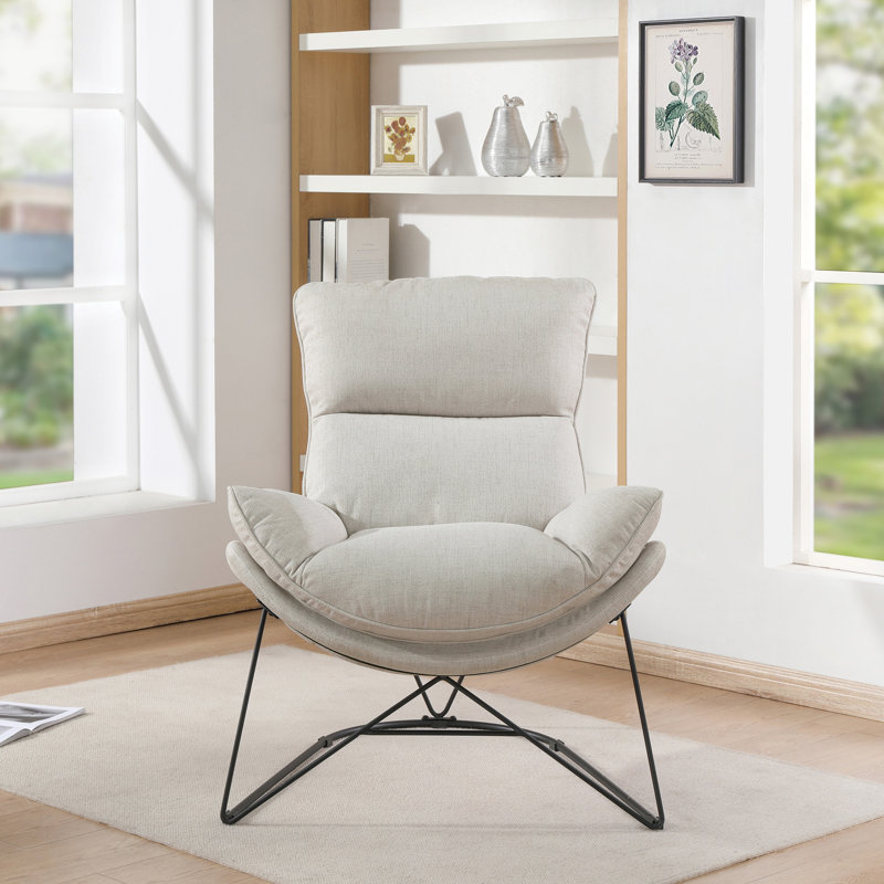 Méridienne l 33 po, Crème