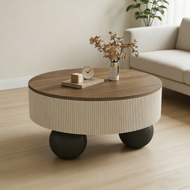 Allister, Noir / blanc, H 16,14 po x L 27,55 po x l 27,55 po