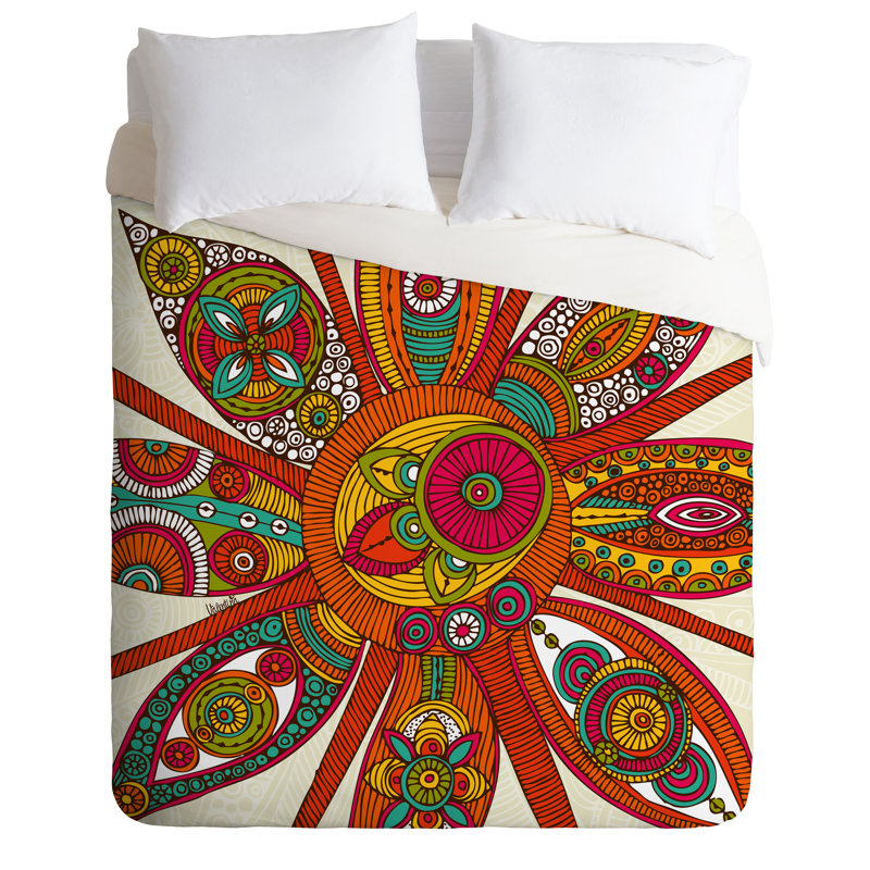 Housse de couette, Poids léger, Housse de couette pour grand lit et 2 taies décor