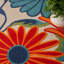 Tapis intérieur / extérieur multicolore à motif floral Alaris Aloha-24019244