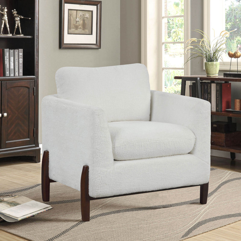 Fauteuil d'appoint en sherpa 35,5 po Vestin