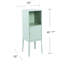 Meuble de rangement Mint - désencombrez votre espace Armoire inférieure spacieuse et tablette ouverte