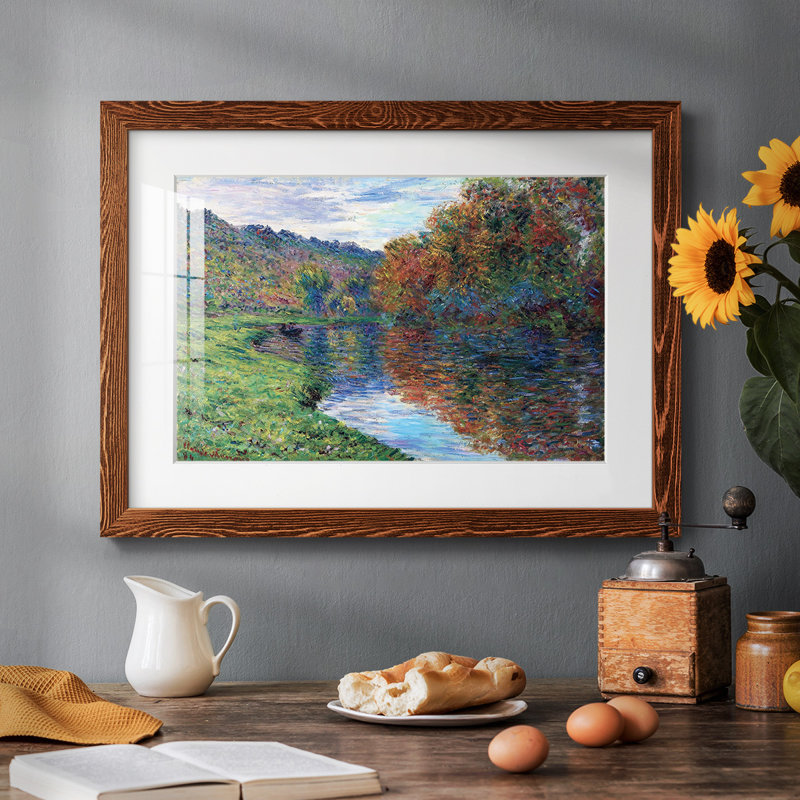 Le petit bras de Jeufosse, automne, 1884, H 18 po x l 26 po, Érable