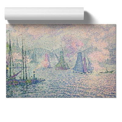 Rotterdam The Meuse by Paul Signac - No Frame Painting