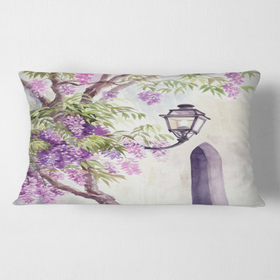Wisteria and Lantern Rectangular Pillow Cover & Insert