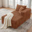 Chaise longue modulaire, rouleau de compression, aucun assemblage requis, flanelle revêtue de ressorts ensachés pour le salon, noir-547281456-547281478