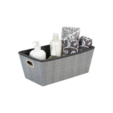 Sterilite Decorative Wicker Style Short Weave Storage Basket Espresso 24 Pack