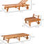 Chaise de jardin portable, bois, couleur - Relax In On Patio, Deck, Poolside Chair