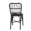 Chaises de patio en rotin Pe (ensemble de 2) - Cadre en fer résistant aux rayons UV, pour cour / bord de piscine / jardin-764328768