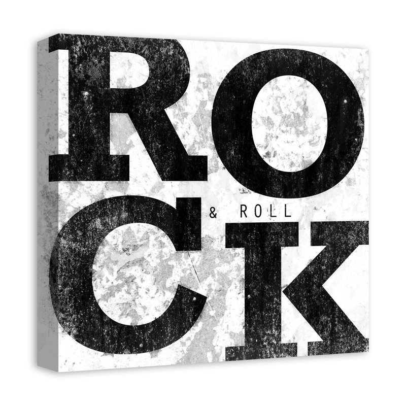 " Rock ", 16" H x 16" W x 1.25" D