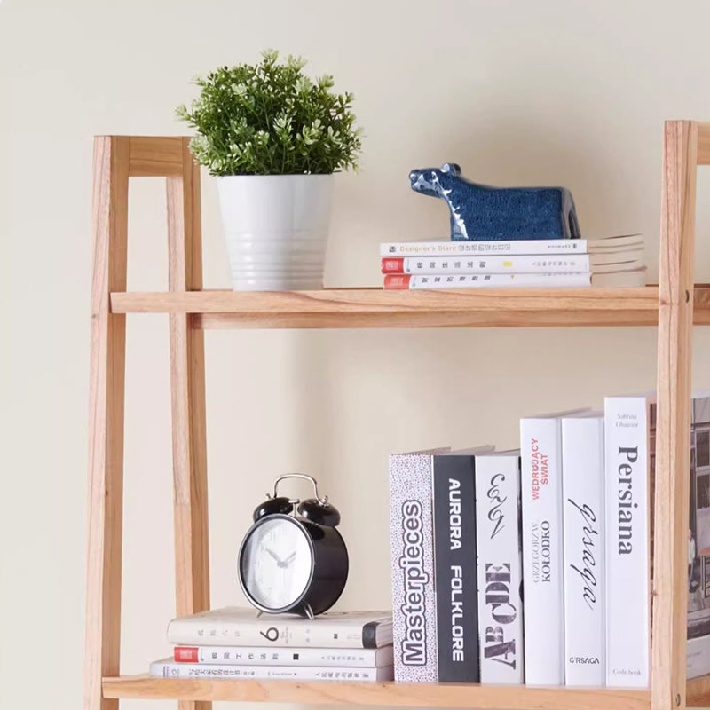 High-quality and stylish bookcase, (4 tablettes) H 59,4 po x l 23,6 po x P 13,7 po, Brun