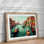 Venice Canal Watercolour Vol.1 - Framed Print-617120960-617120962